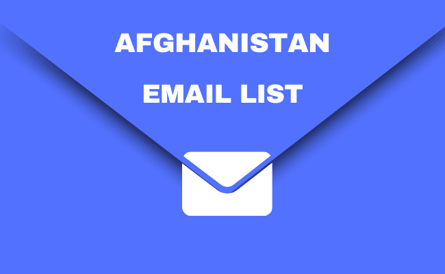 Afghanistan email list