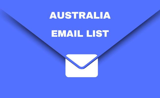 Australia email data