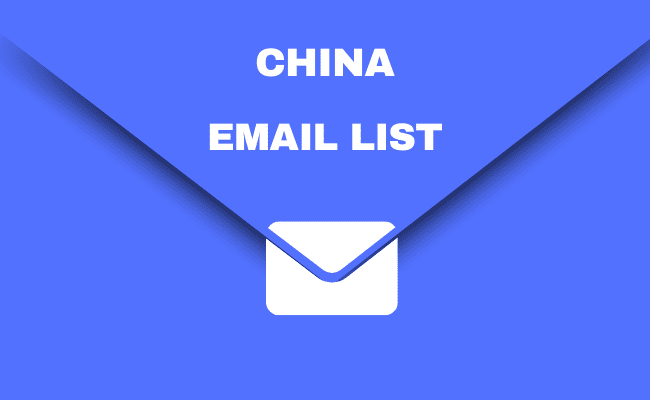 China email list