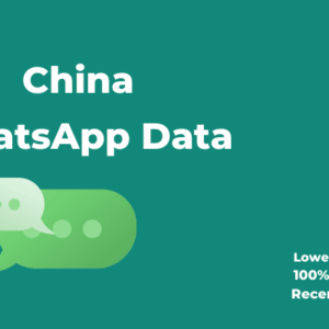 China whatsapp phone number data