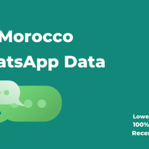 Morocco whatsapp phone number data