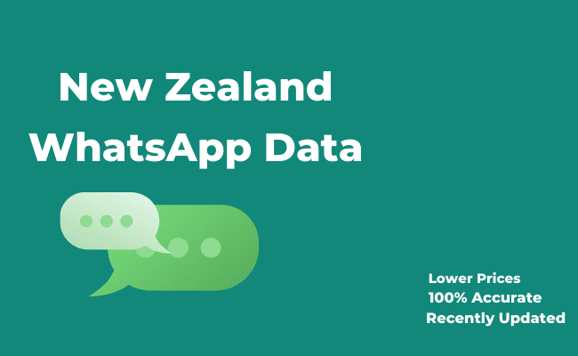 New Zealand whatsapp data