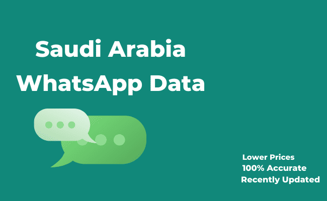 Saudi Arabia whatsapp data