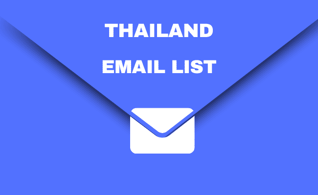 Thailand email list