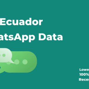 Ecuador whatsapp phone number data