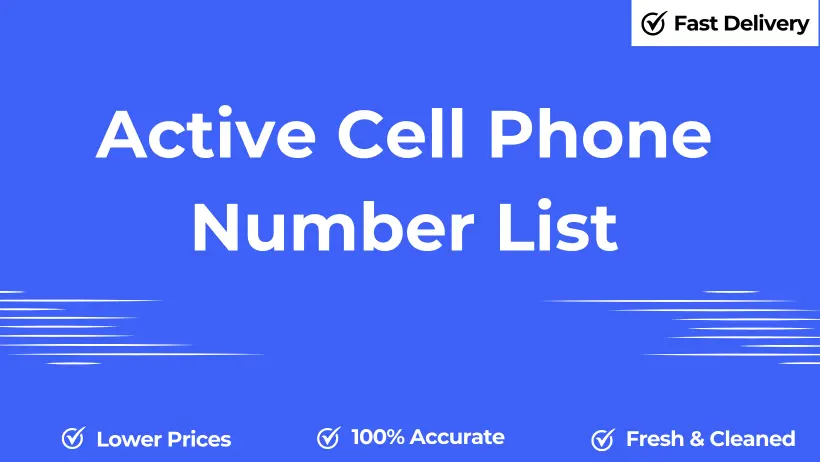 Active Cell Phone Number List