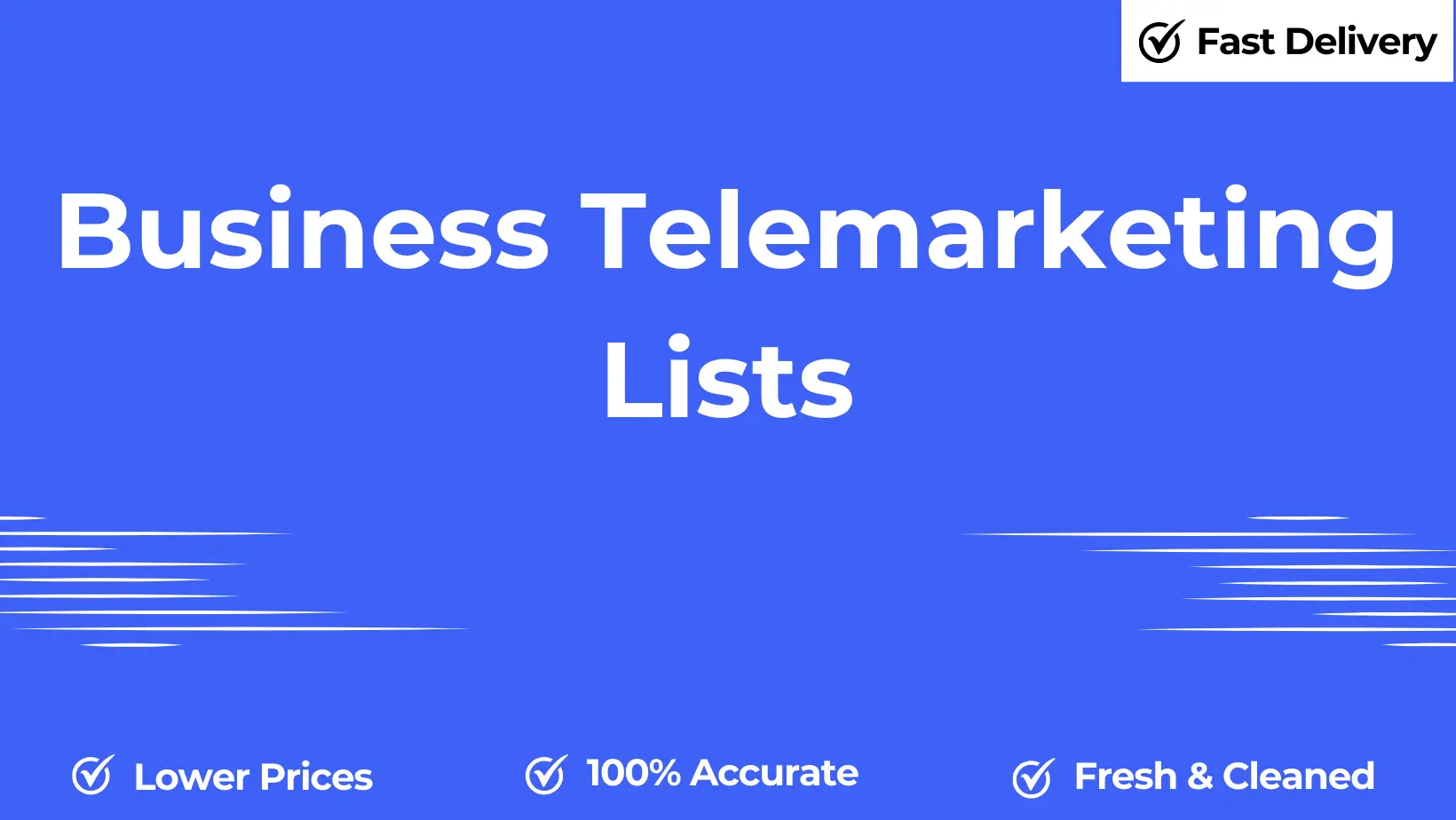 Business telemarketing lists