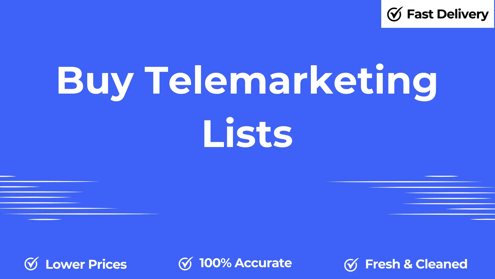Buy telemarketing lists