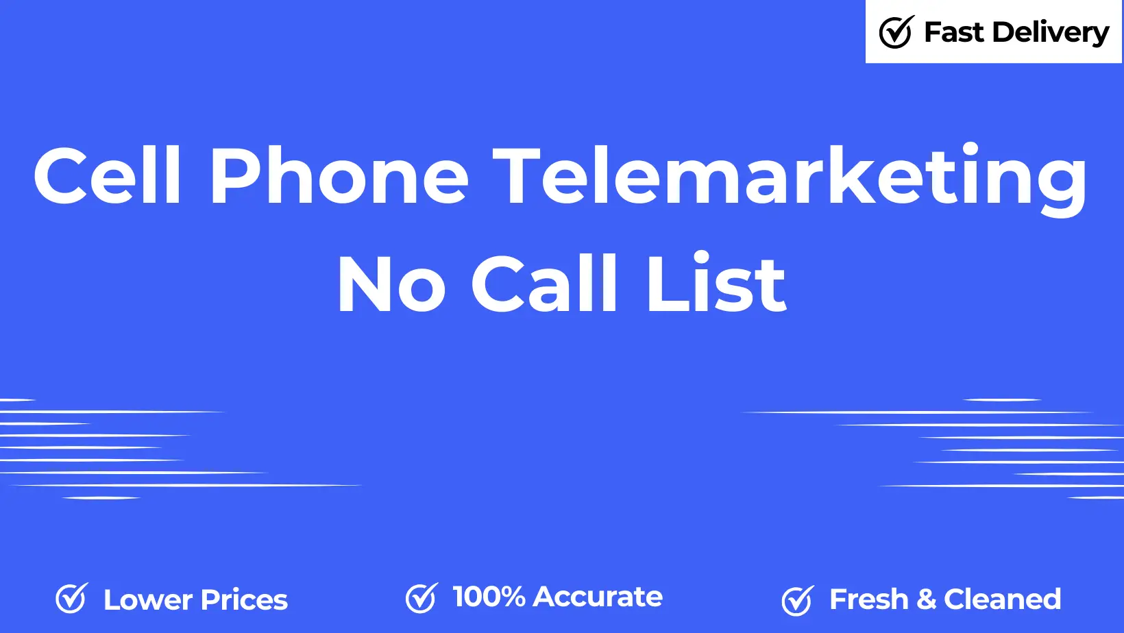 Cell phone telemarketing no call list