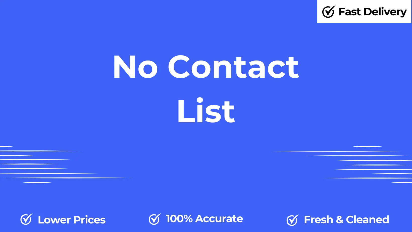 No contact list
