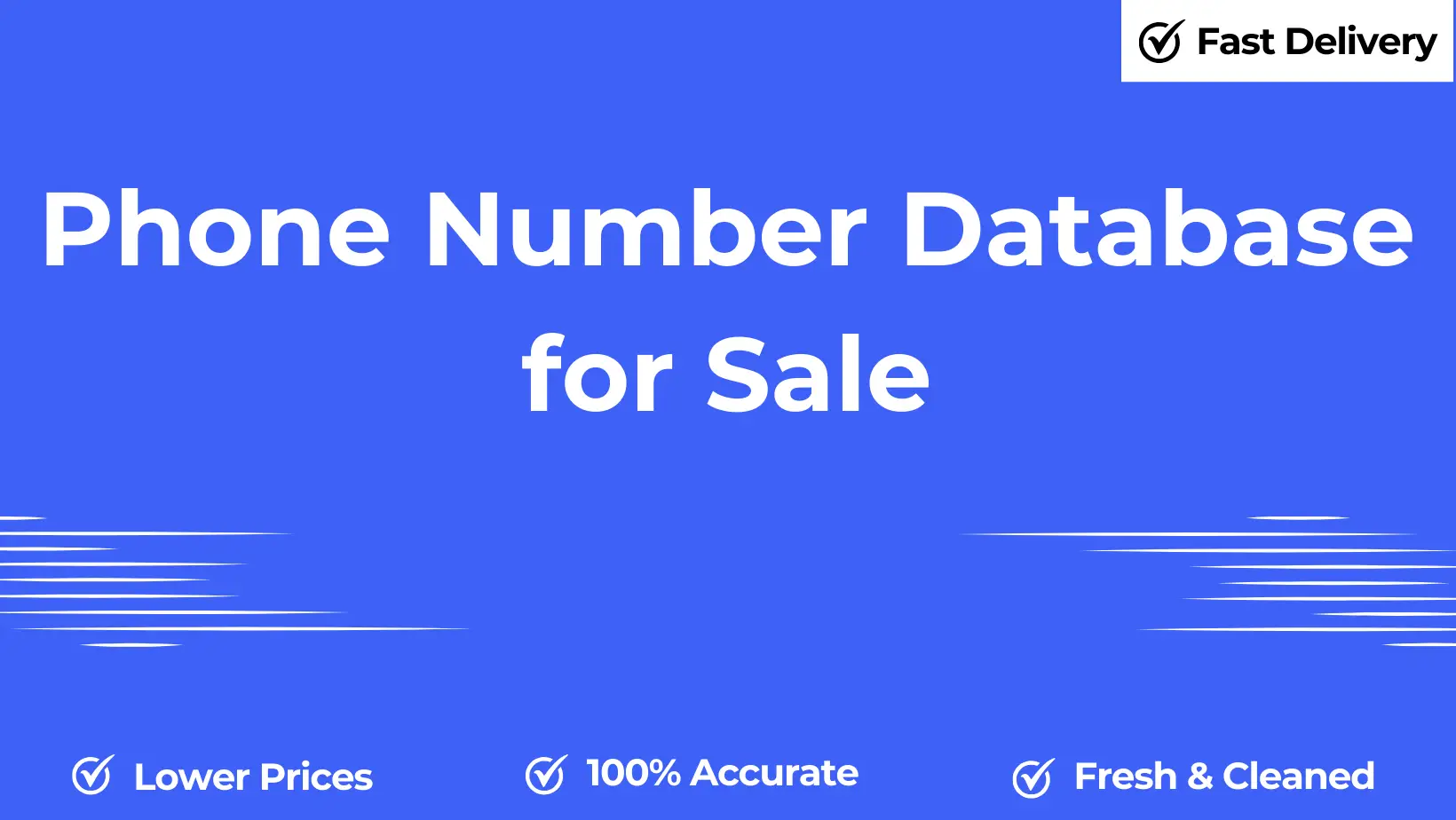 Phone number database for sale