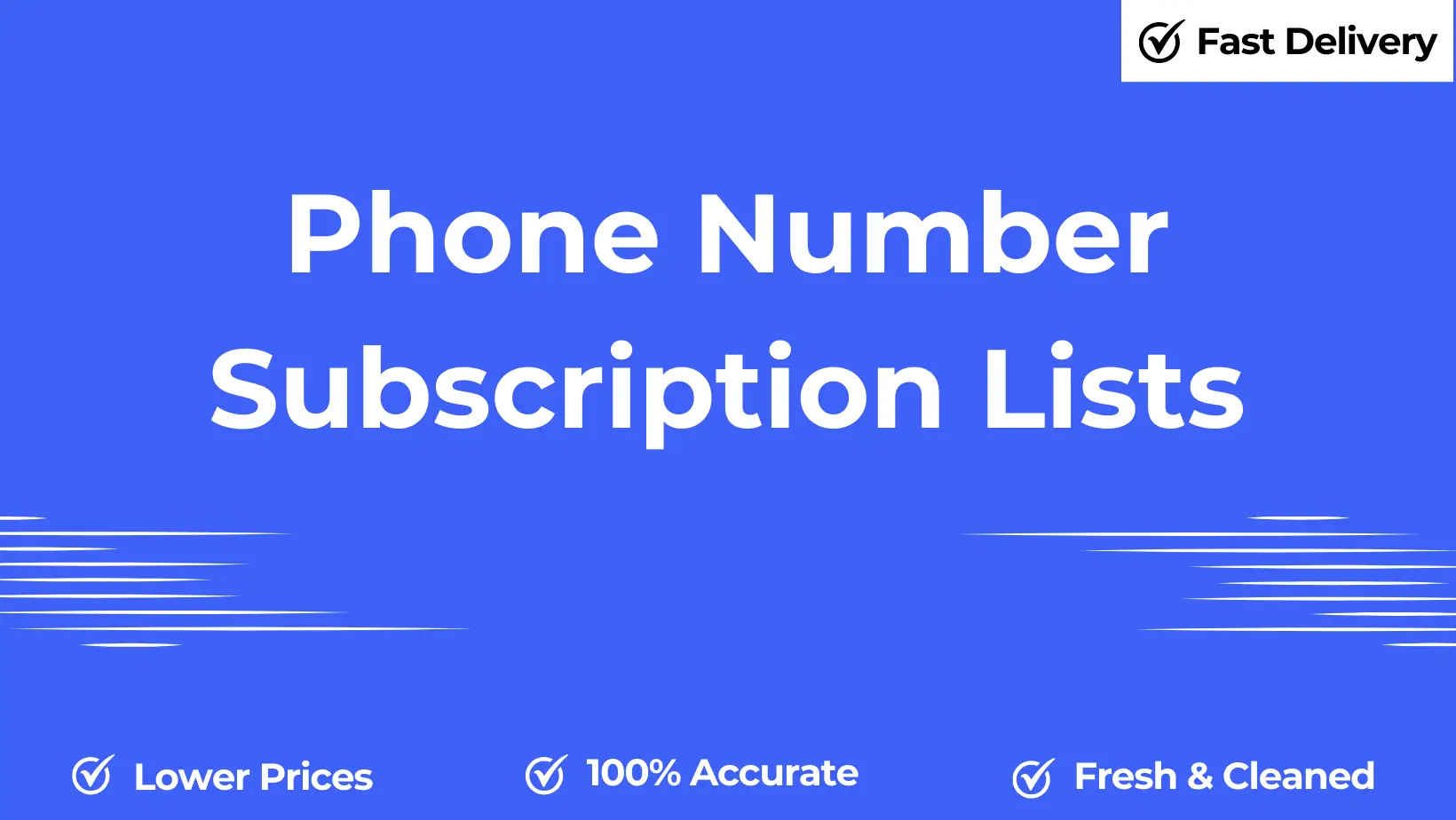 Phone number subscription lists