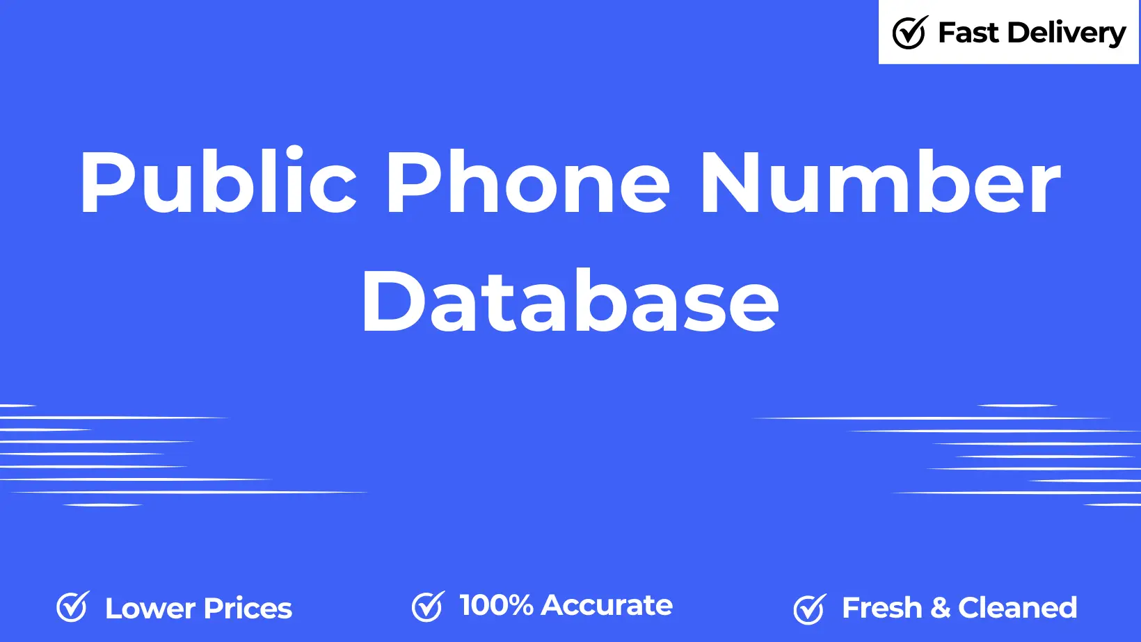 Public phone number database