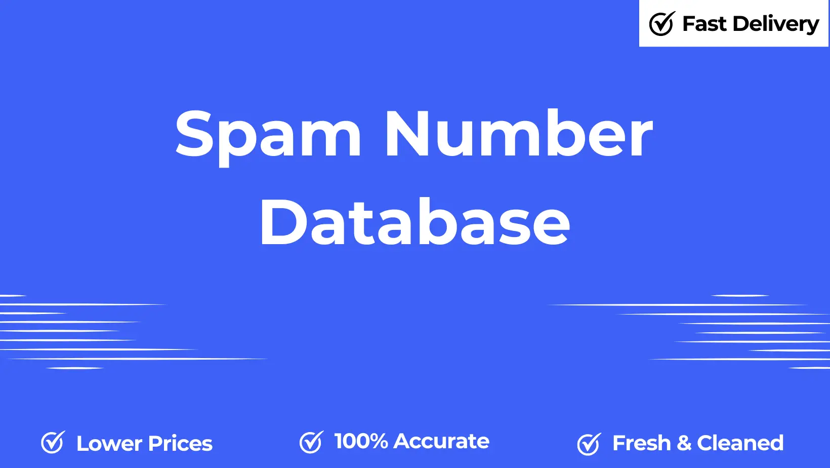 Spam number database