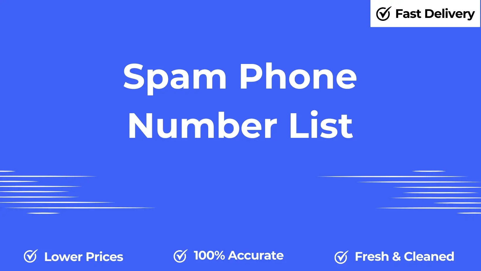 Spam phone number list