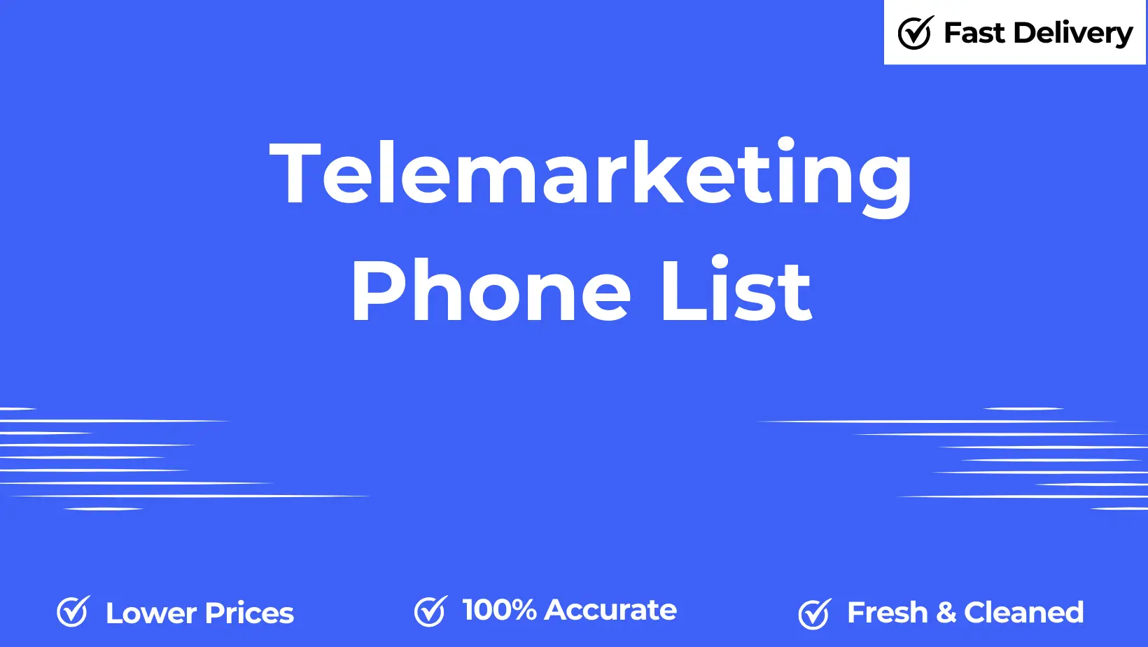Telemarketing phone list