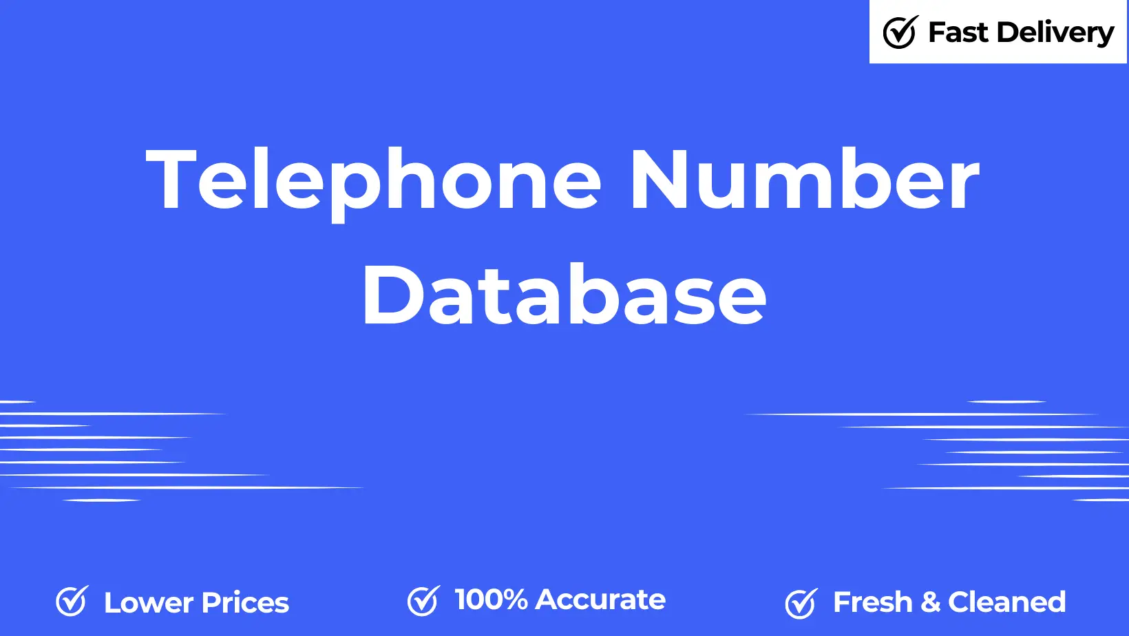 Telephone number database