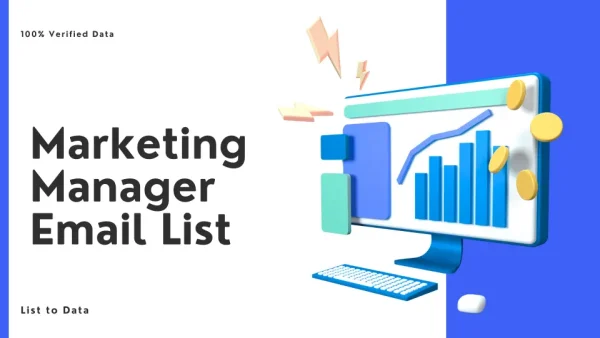 Marketing Manager Email List