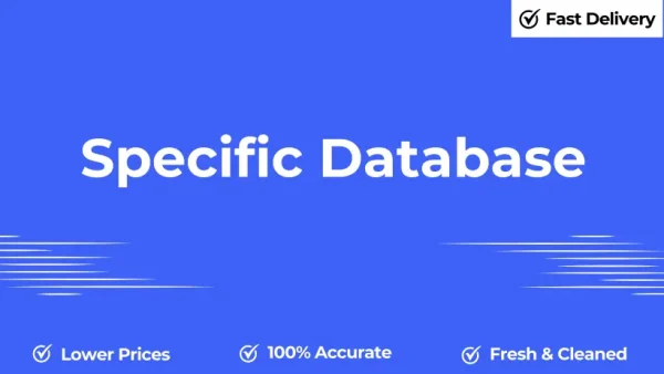 Specific Database