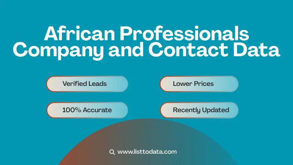 African professionals company and contact data