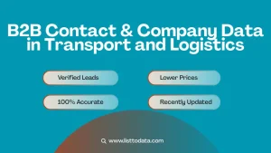 B2B contact & company data in transport and logistics