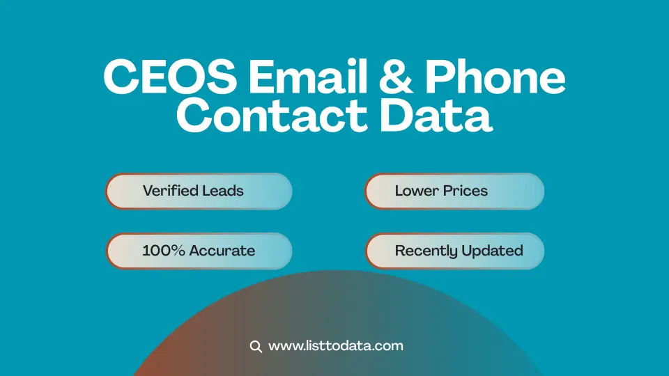 CEOs email & phone contact data