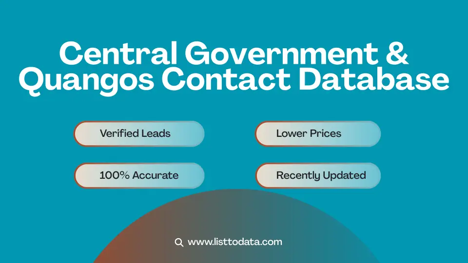 Central government & quangos contact database