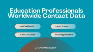 Education professionals worldwide contact data