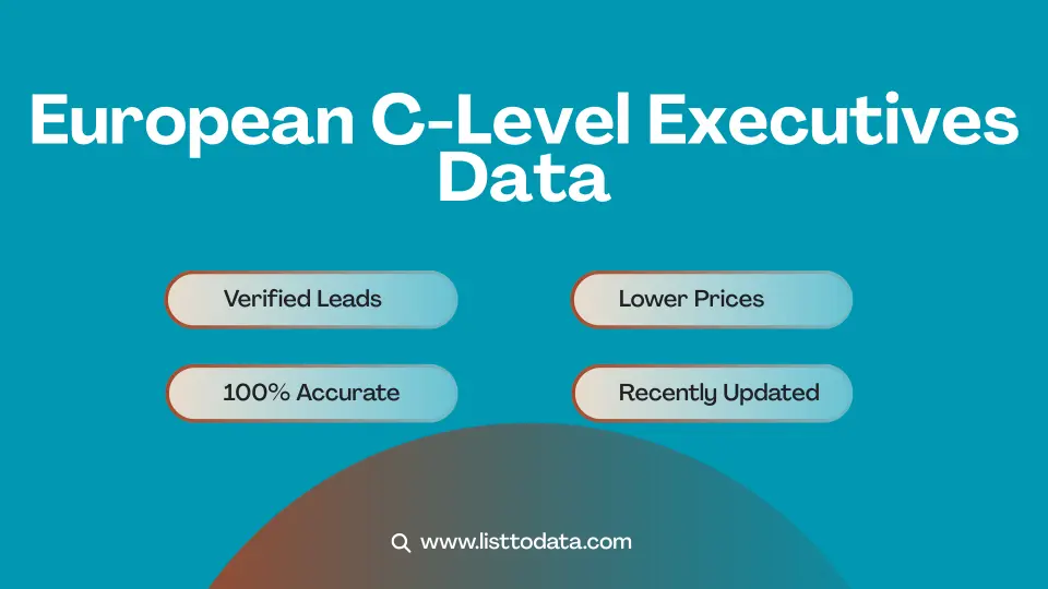 European C-level executives data
