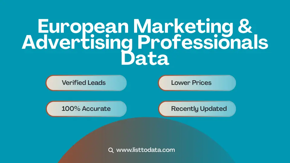 European marketing & advertising professionals data