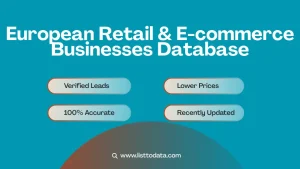 European retail & E-commerce businesses database