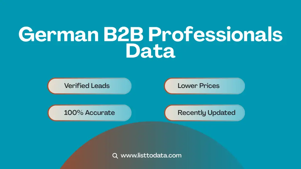 German B2B professionals data
