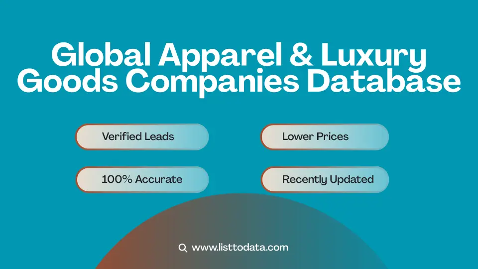 Global apparel & luxury goods companies database