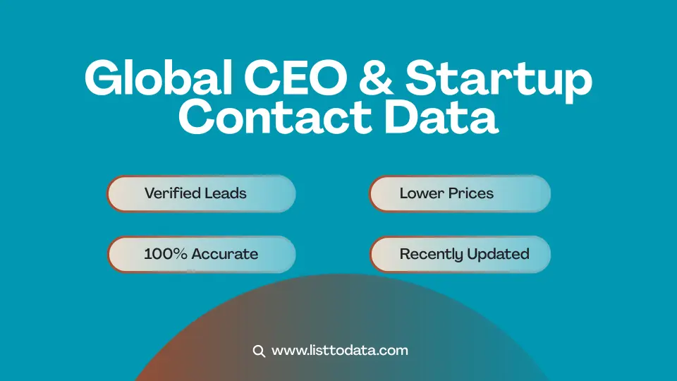 Global ceo & startup contact data