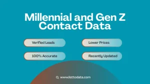 Millennial and gen z contact data