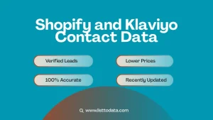 Shopify and klaviyo contact data