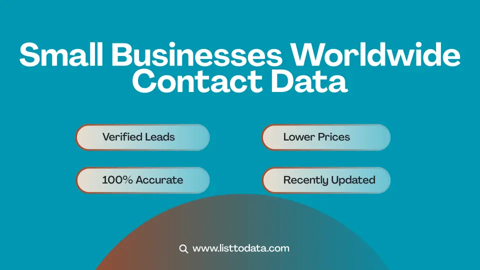 Small businesses worldwide contact data