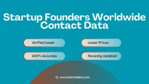 Startup founders worldwide contact data