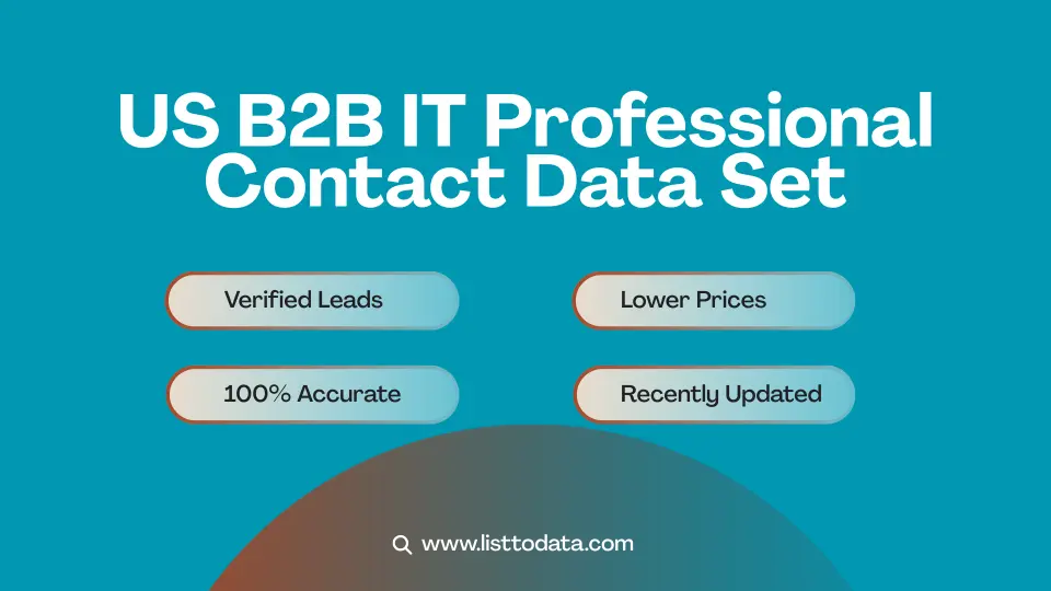 US B2B IT professional contact data set