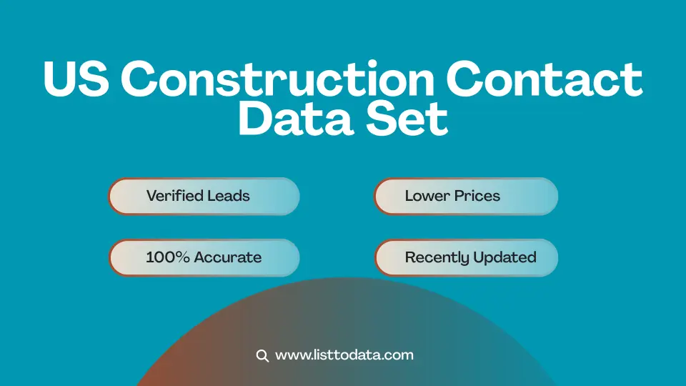 US construction contact data set