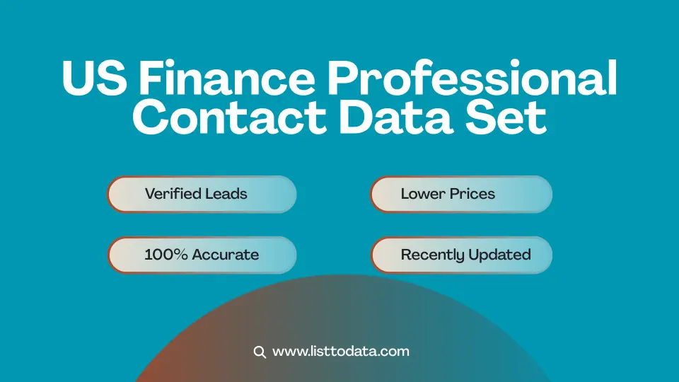 US finance professional contact data set