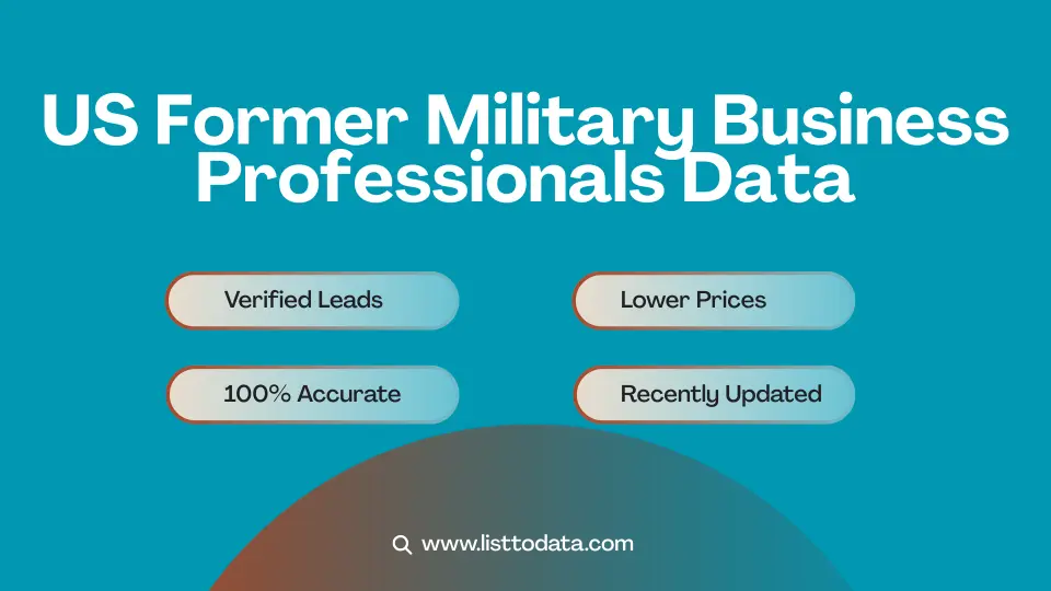 US former military business professionals data