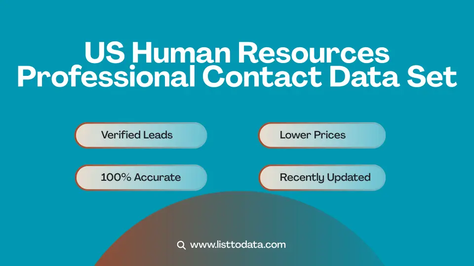 US human resources professional contact data set