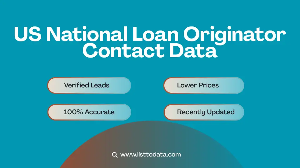 US national loan originator contact data