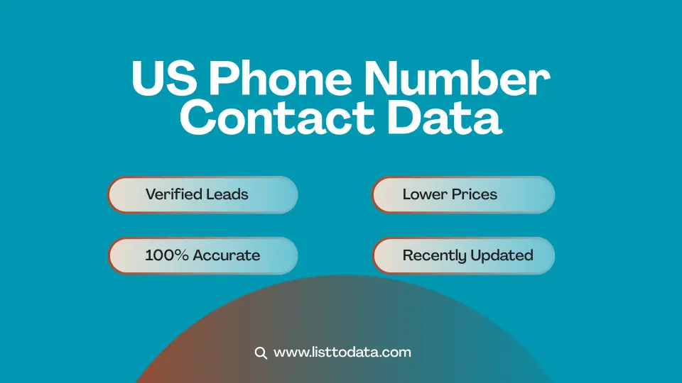 US phone number contact data