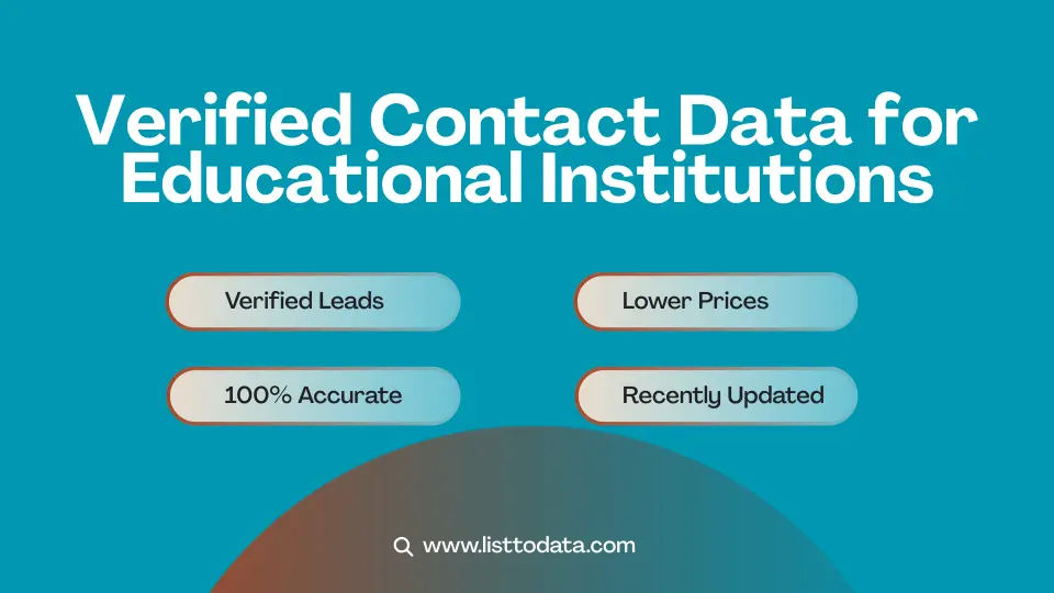 Verified contact data for educational institutions