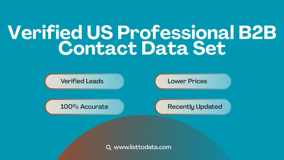 Verified US professional b2b contact data Set